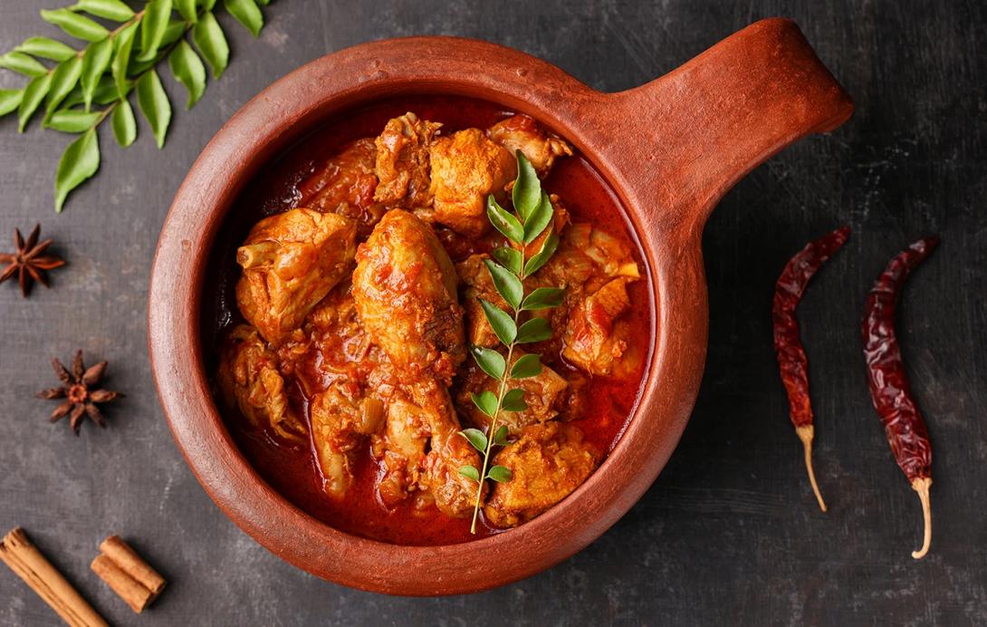 κοτόπουλο, κάρυ