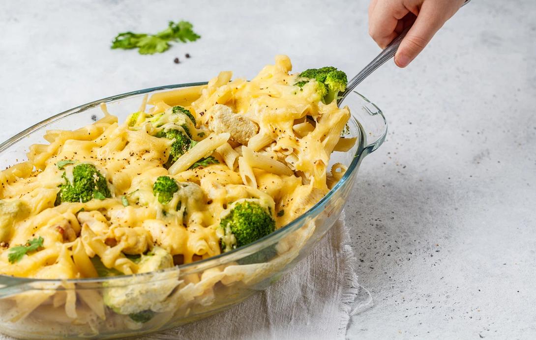 μακαρόνια, μπρόκολο