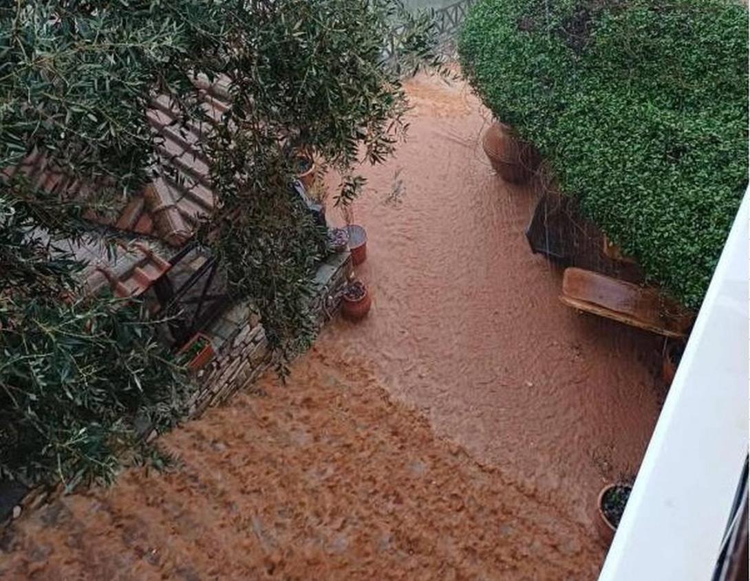 Κακοκαιρία Adel - Θάσος 