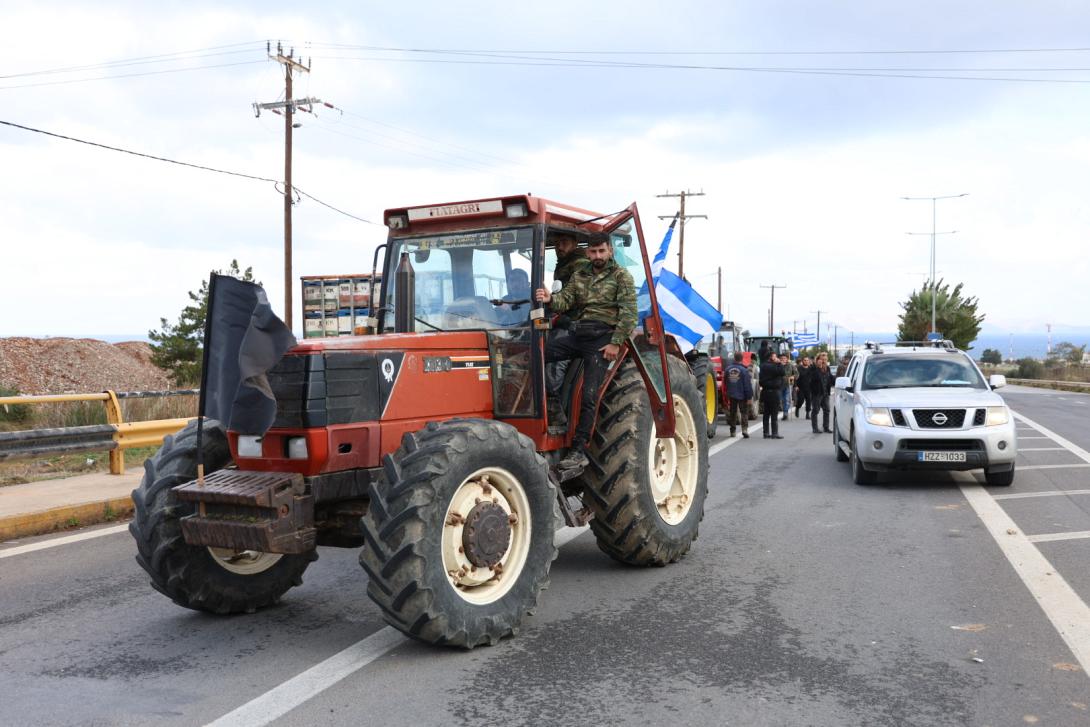 αγρότες αεροδρόμιο ηρακλείου δεκέμβριος 2025
