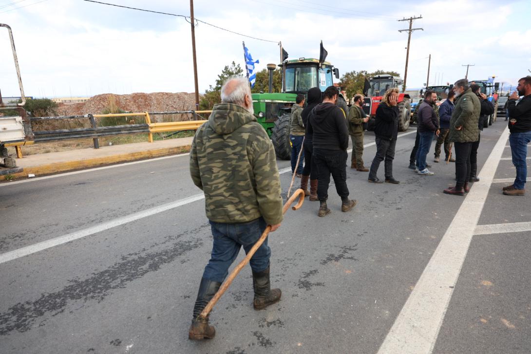 αγρότες αεροδρόμιο ηρακλείου δεκέμβριος 2025