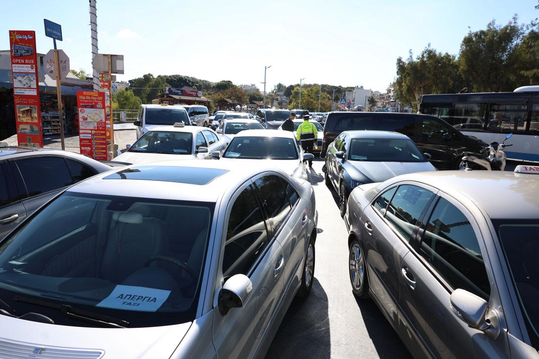 απεργία ταξί ηράκλειο