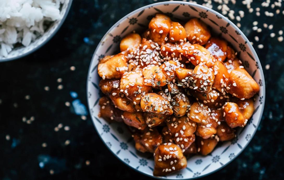 κοτόπουλο, καραμελωμένο