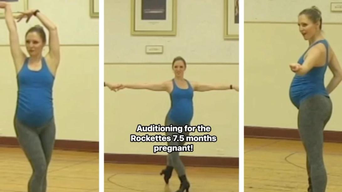 χορεύτρια, έγκυος