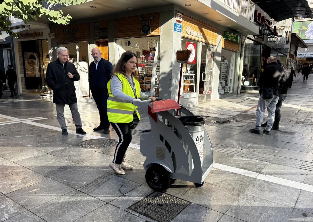 Νέος εξοπλισμός για τον οδοκαθαρισμό του Δήμο Ηρακλείου