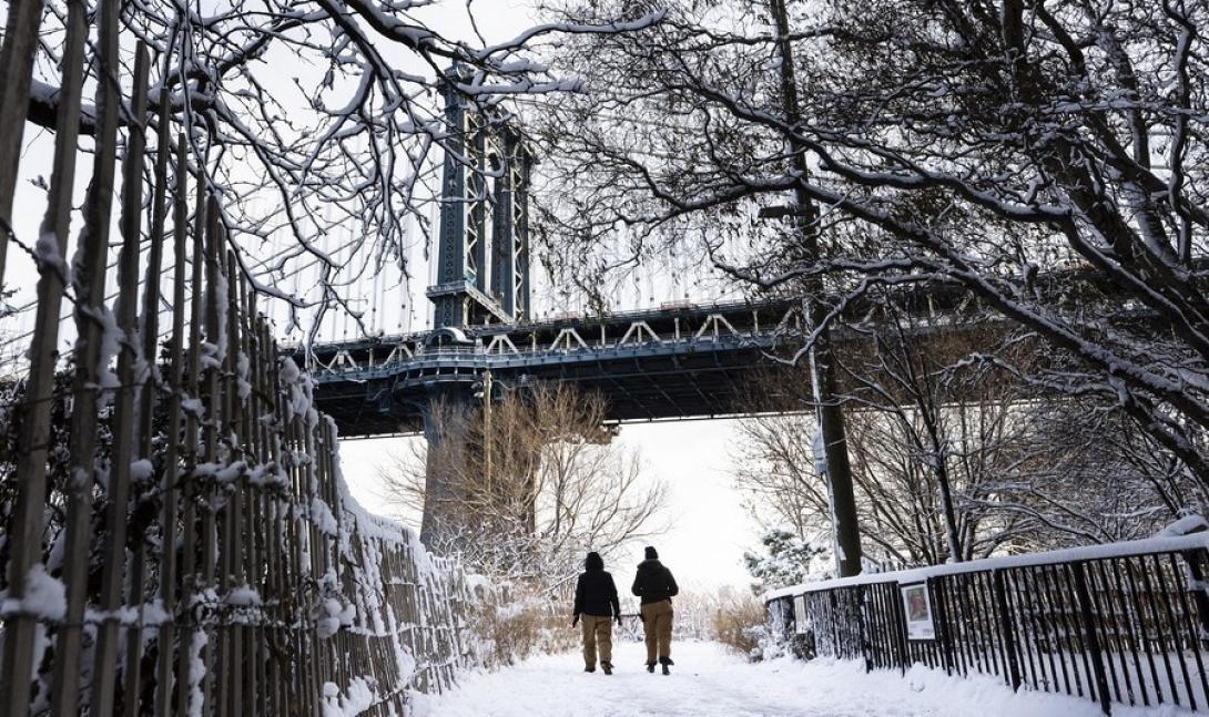 χιονιάς νέα υόρκη