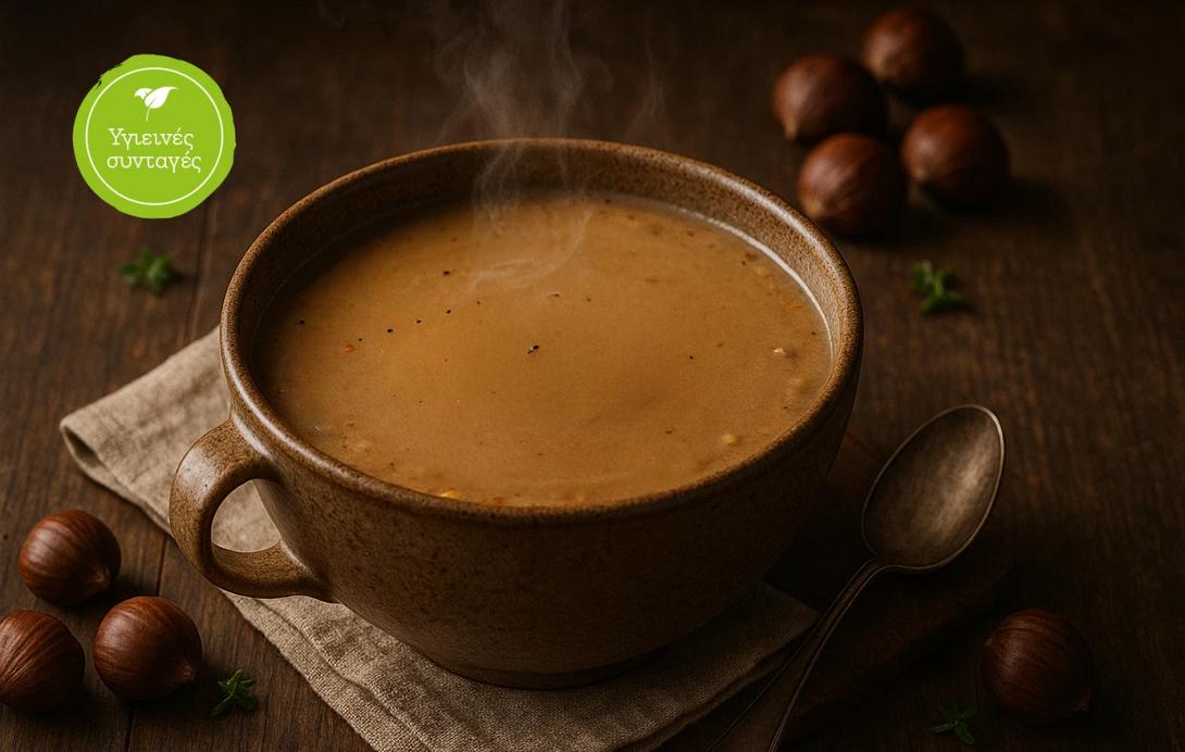 σούπα, κάστανο