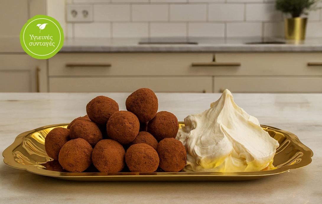 τρουφάκια, τιραμισού