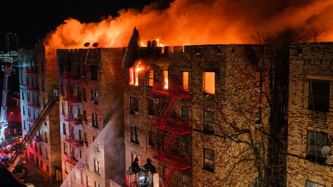 Νέα Υόρκη - φωτιά 