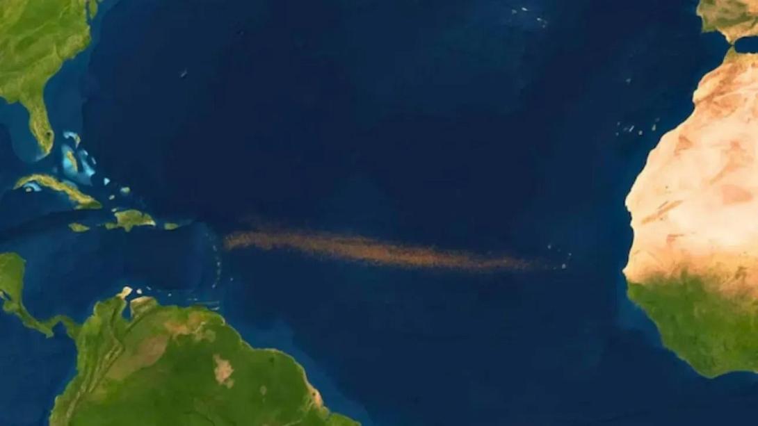 Η Μεγάλη Ζώνη Σάργασσου του Ατλαντικού σε δορυφορική εικόνα της NASA