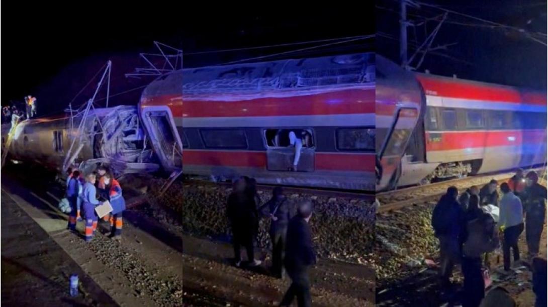 εκτροχιασμός τρένων - Ισπανία 