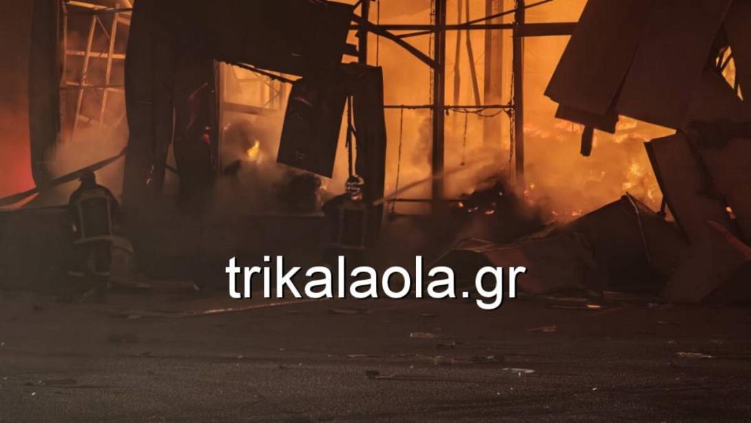 Τρίκαλα - φωτιά 