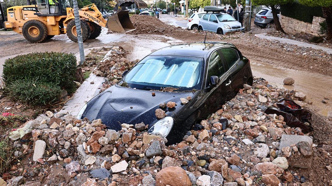 γλυφάδα πλημμύρα
