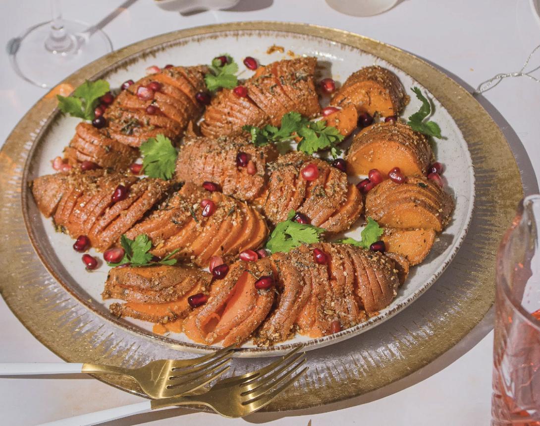 γλυκοπατάτα, παρμεζάνα