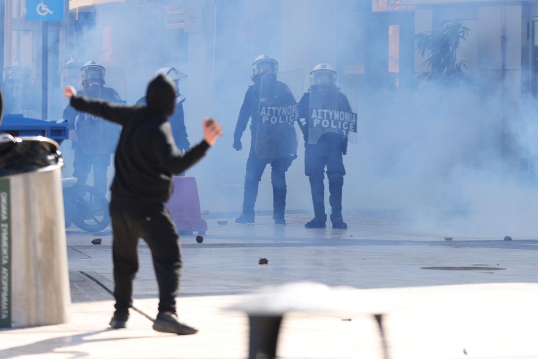 Επεισόδια στο κέντρο του Ηρακλείου