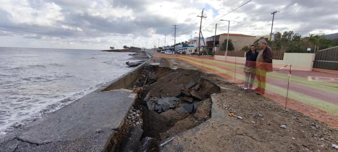 γούβες ζημιές παραλιακό μέτωπο