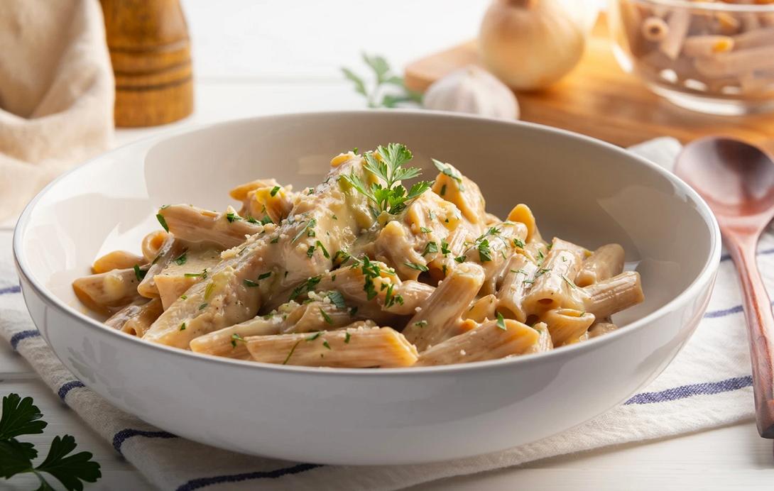 κοτόπουλο, ζυμαρικά