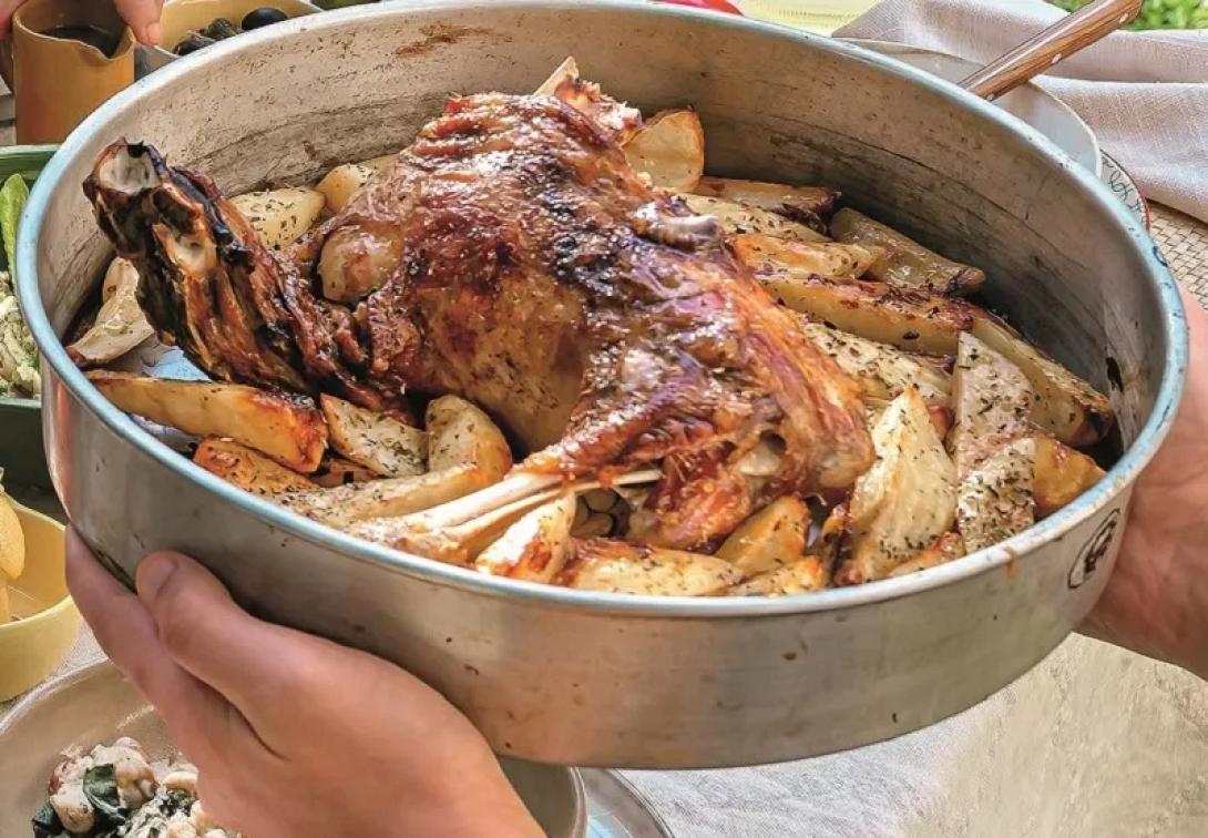 αρνάκι, πατάτες