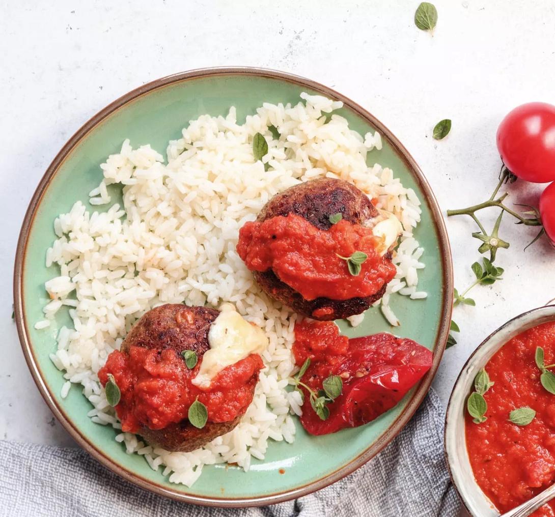 μπιφτέκια, γεμιστά