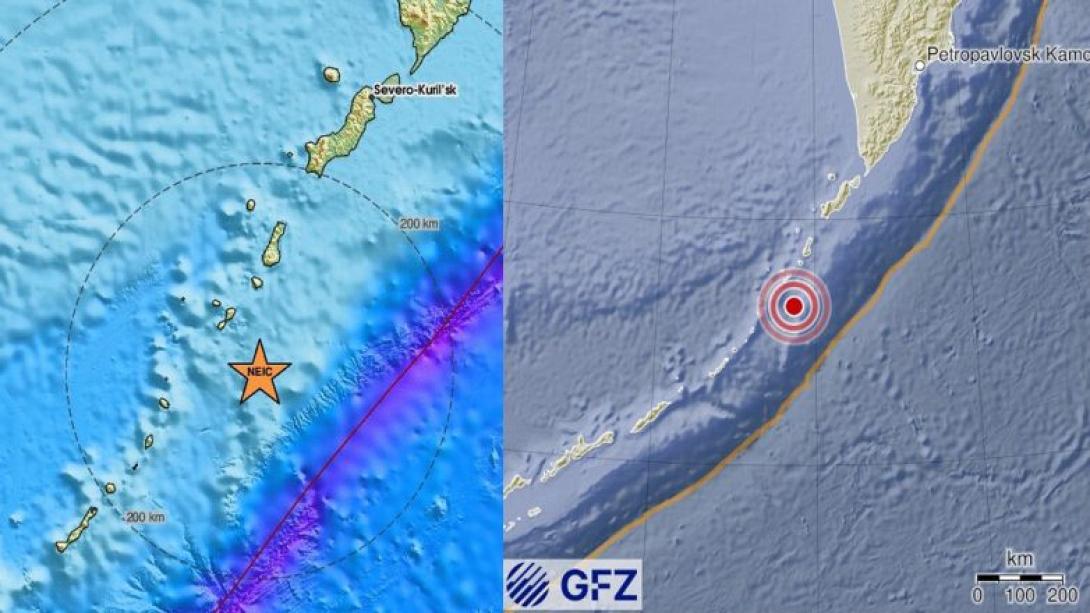 σεισμος κουριλες