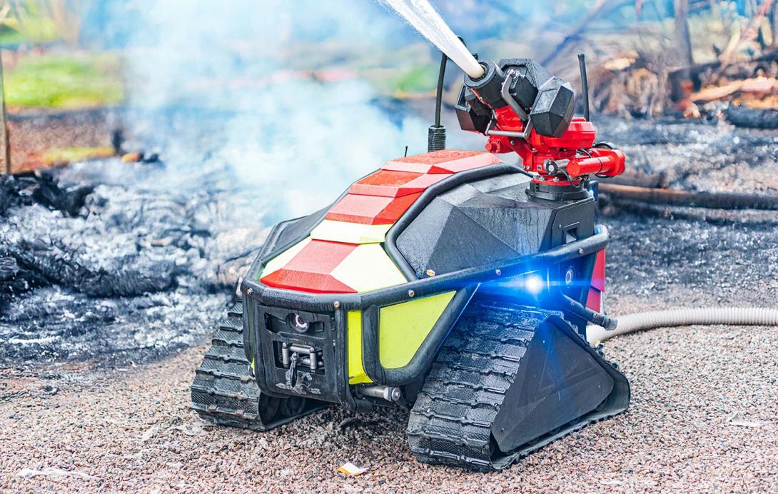 πυροσβέστες, ρομπότ