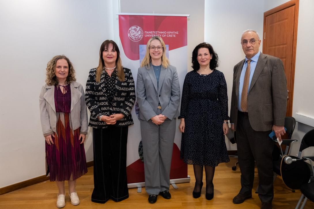 Επίσκεψη της Πρέσβειρας της Ιρλανδίας στο Πανεπιστήμιο Κρήτης