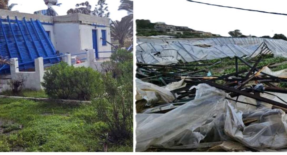 Ζημιές σε θερμοκήπια της Ιεράπετρας
