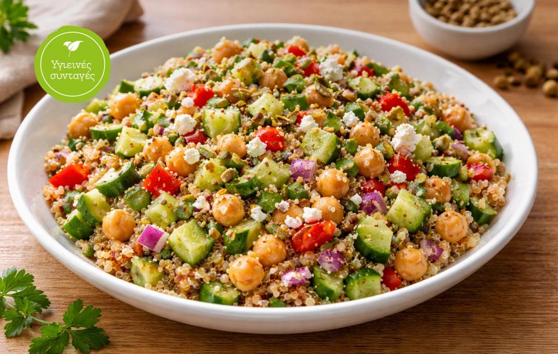 σαλάτα, ρεβίθια