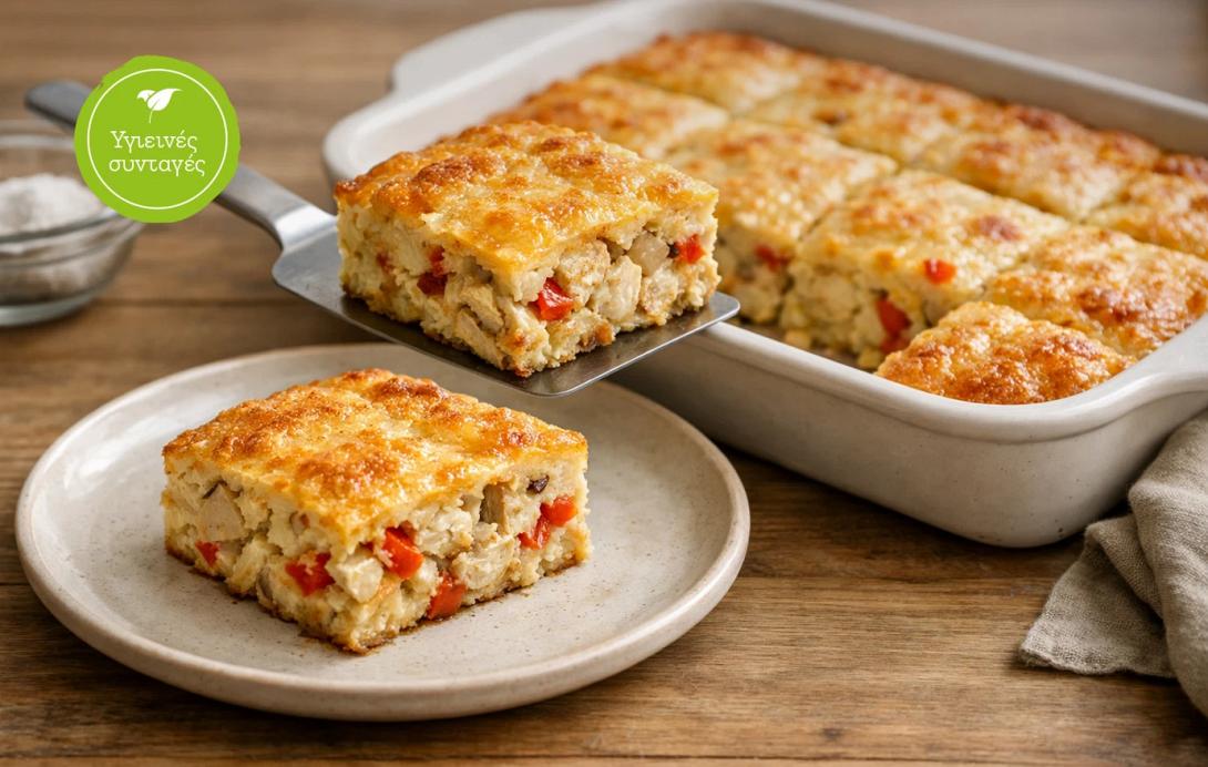 κοτόπιτα, πρωτεινή