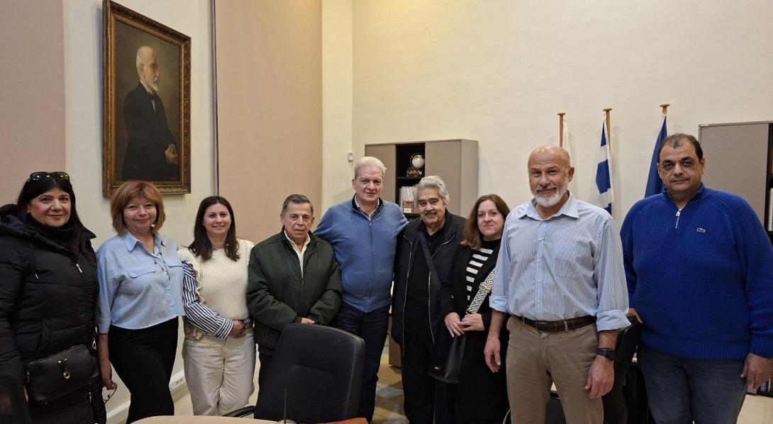 Συνάντηση του Δημάρχου Ηρακλείου Αλέξη Καλοκαιρινού με τον Πολιτιστικό Σύλλογο Αγίας Αικατερίνης