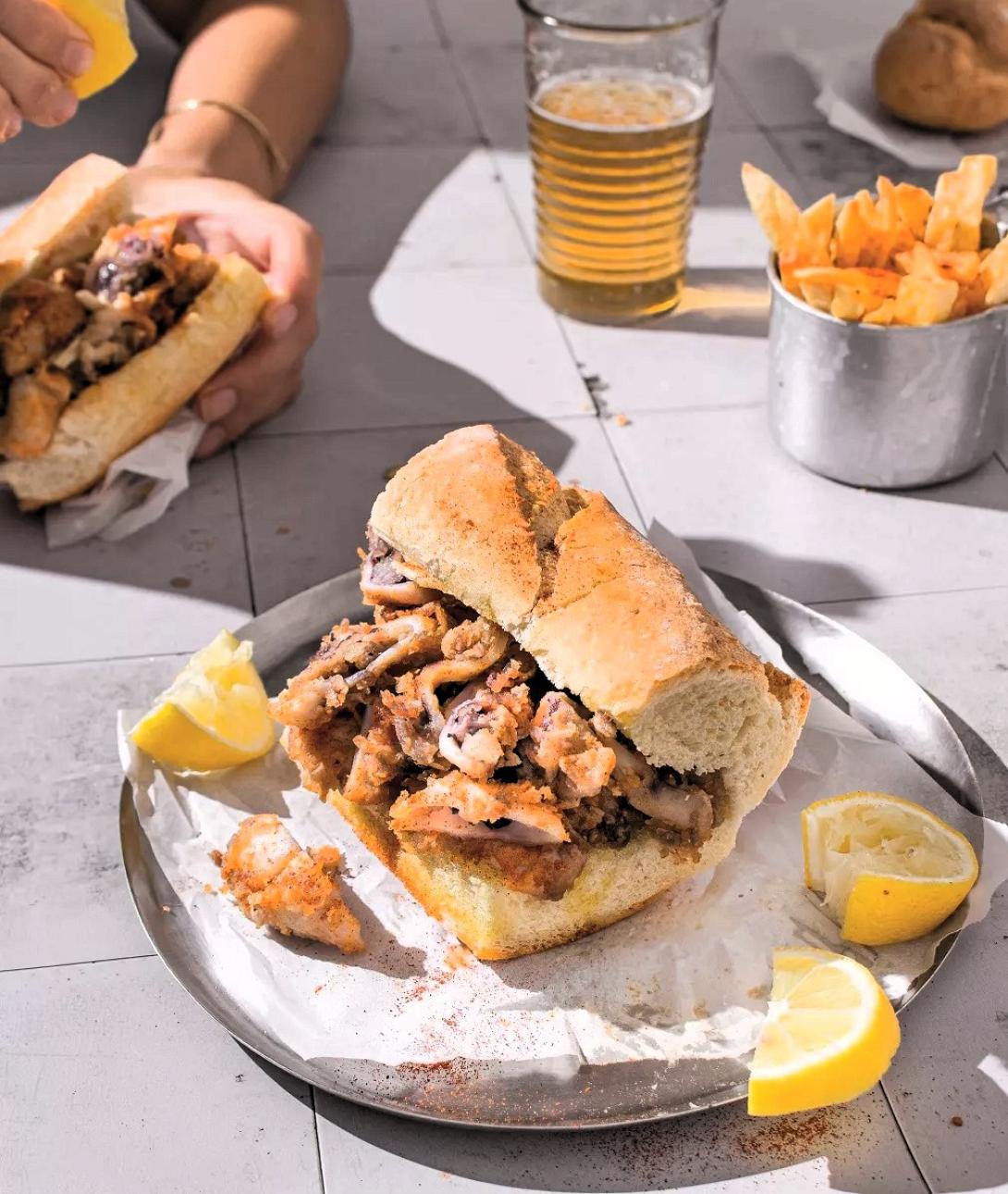 σάντουις, καλαμαράκια