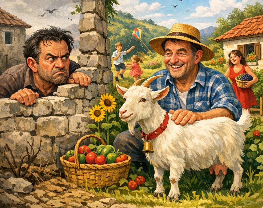 η κατσικα του γειτονα