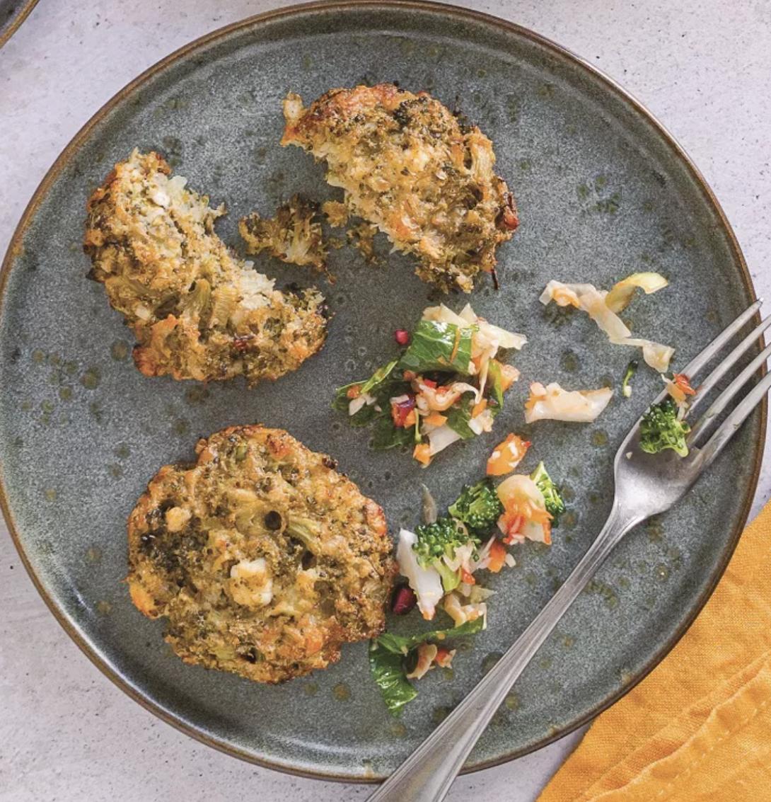 μπιφτέκια, μπρόκολο