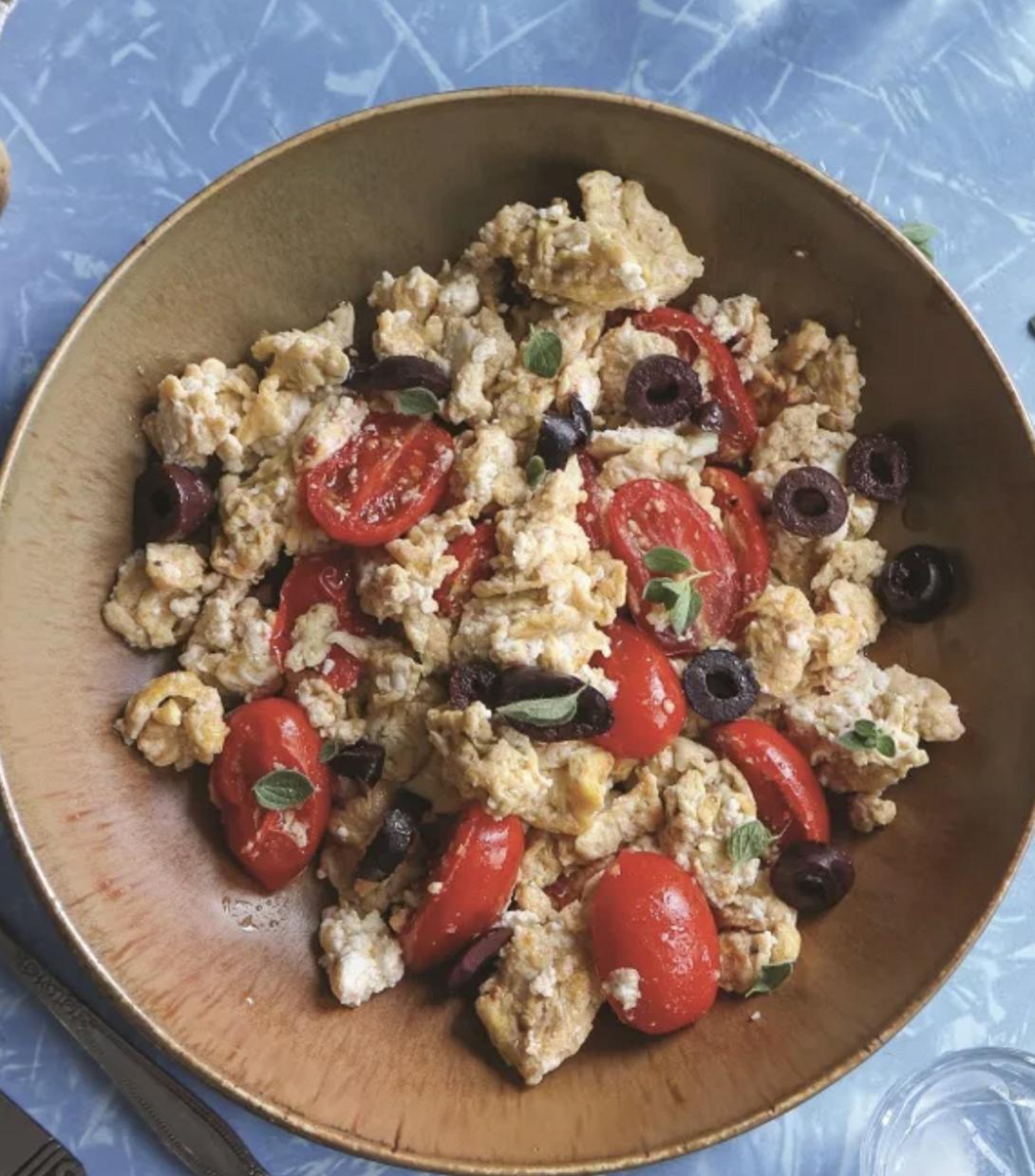 αυγά, ντοματίνια