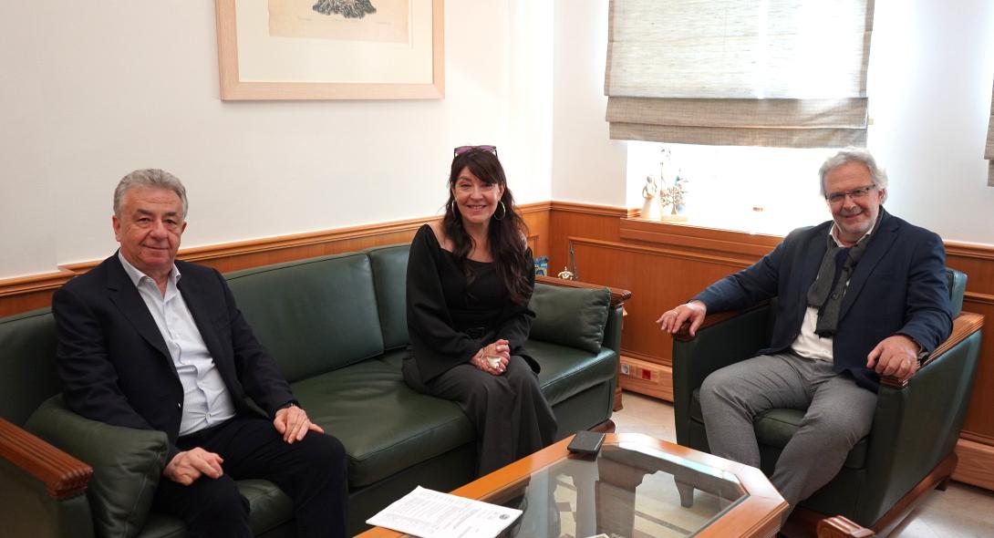 Συνάντηση Περιφερειάρχη Κρήτης με τον Δήμαρχο Σητείας