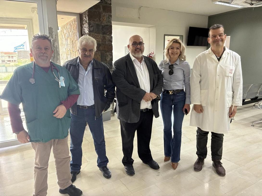 Επίσκεψη της ΔΗΜ.Τ.Ο. ΜΙΝΩΑ ΠΕΔΙΑΔΟΣ της ΝΔ στο κέντρο υγείας Καστελλίου