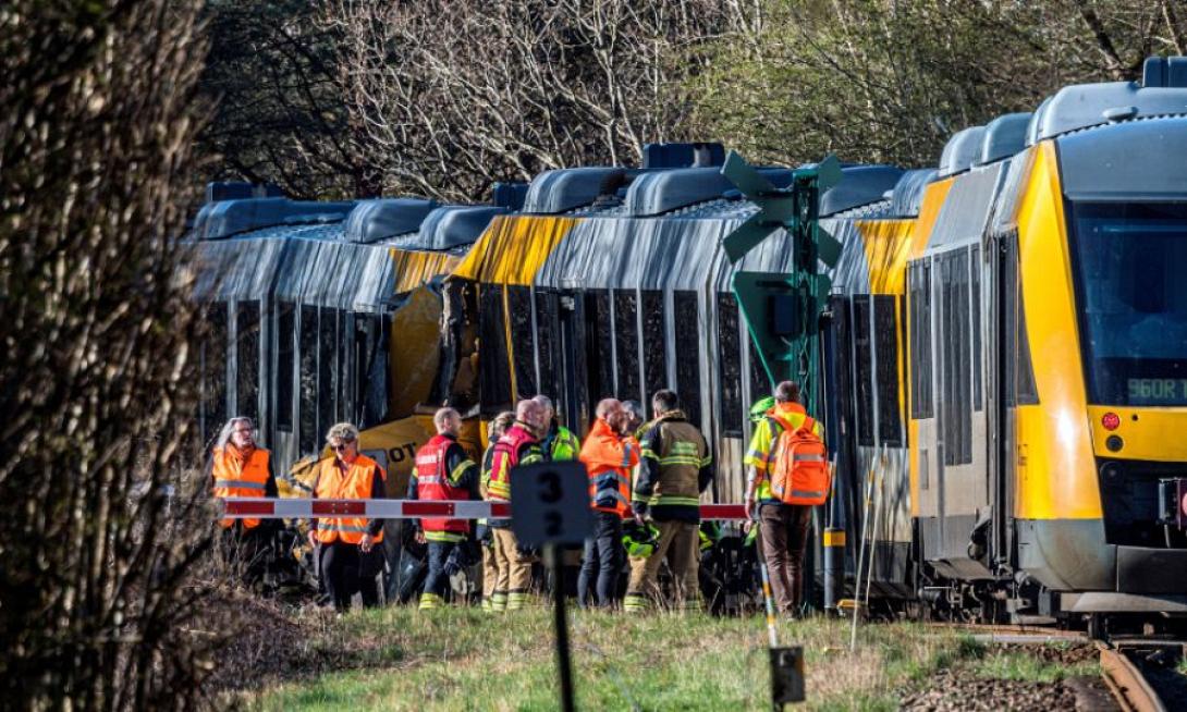 Σύγκρουση τρένων στη Δανία