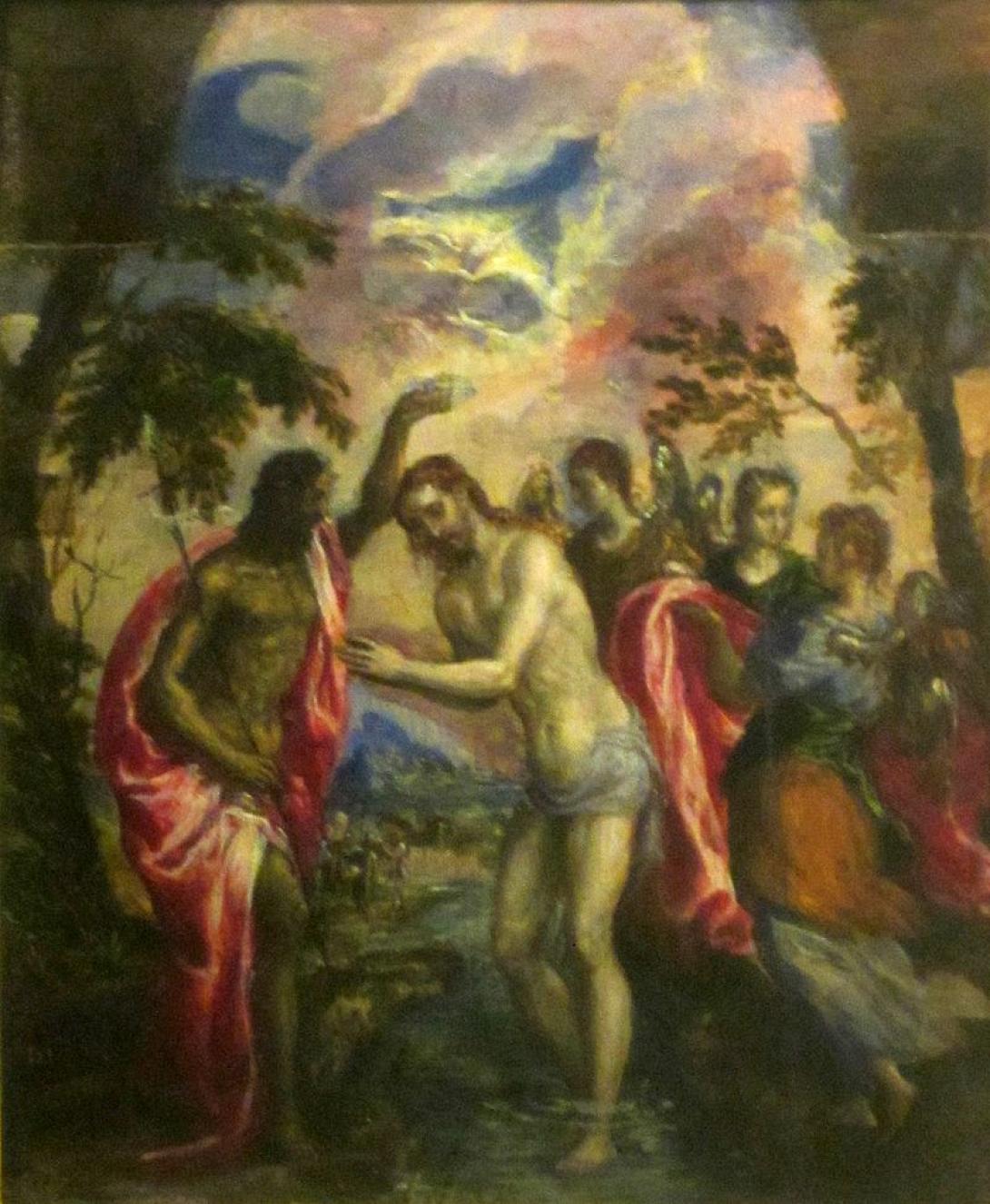 βαπτιση χριστου ελ γκρεκο