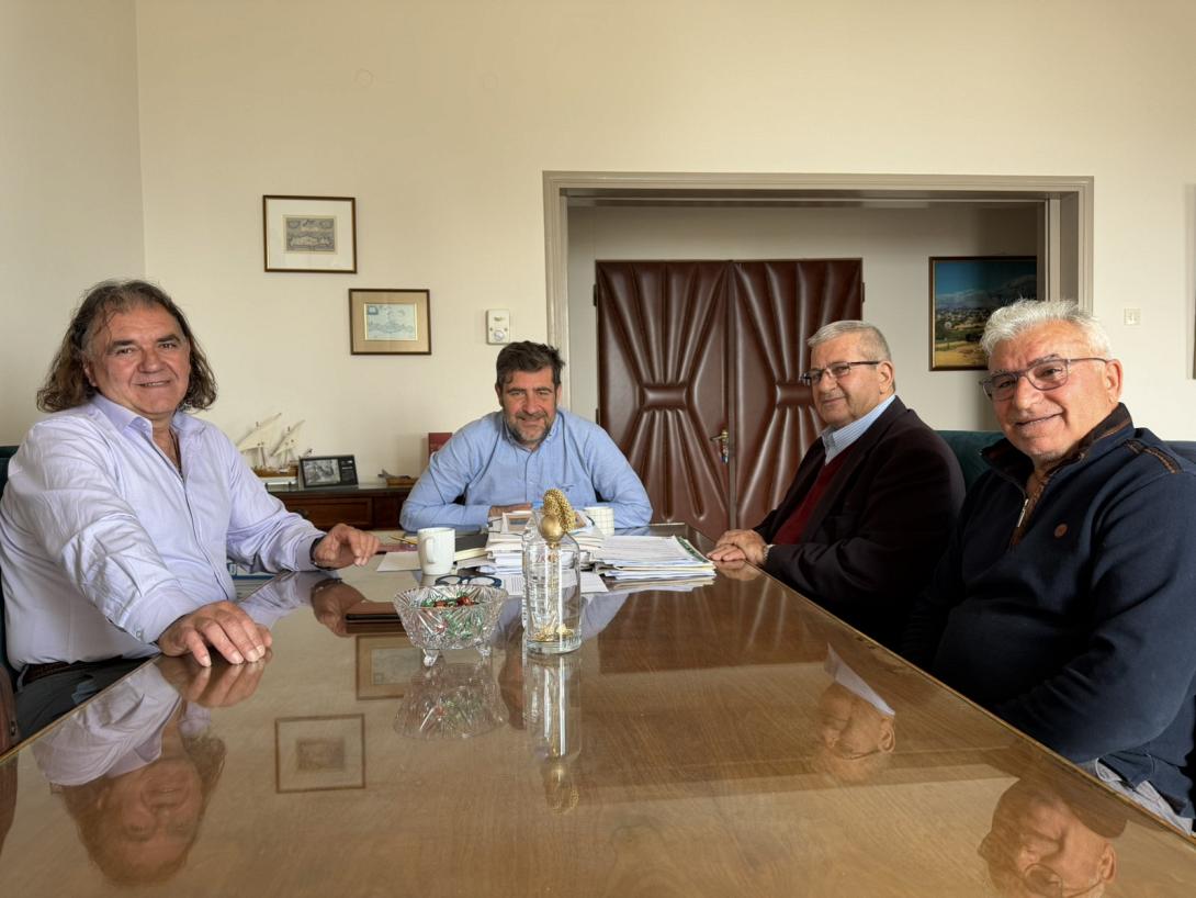 Συνάντηση εργασίας στην Π.Ε. Λασιθίου