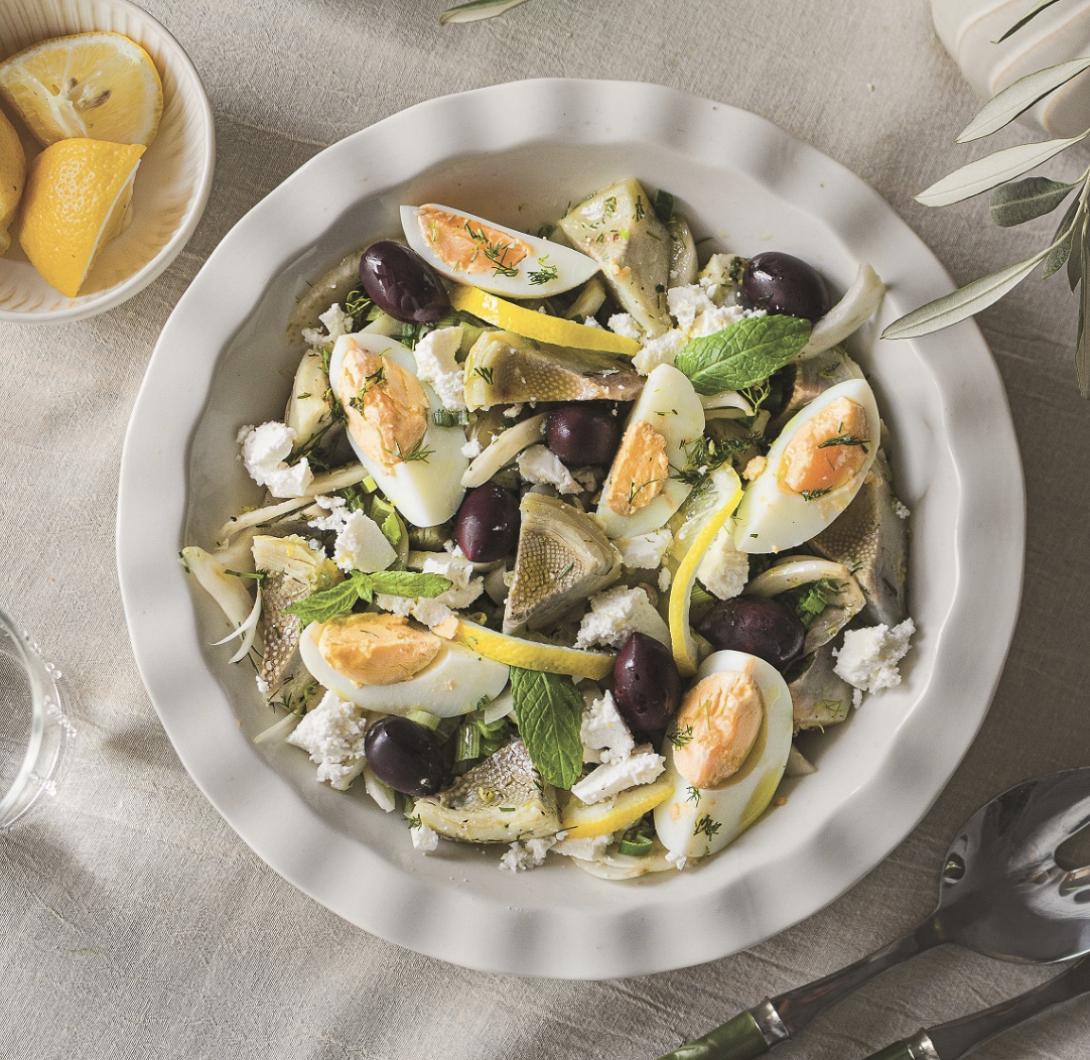 σαλάτα, αγκινάρες