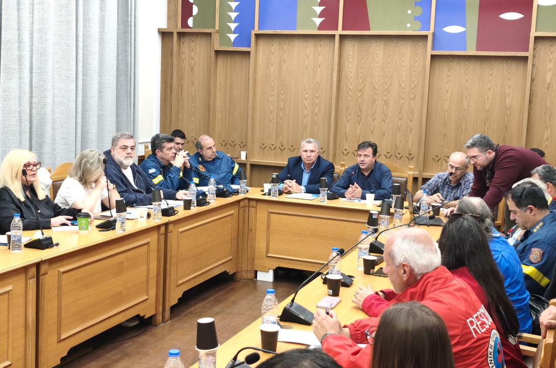 περιφερεια κρητης - συσκεψη αντιπυρικη 