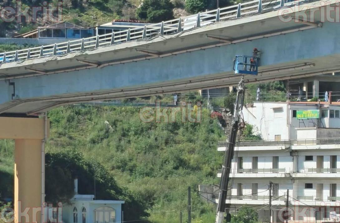 αποκατάσταση γέφυρας - Παλαιόκαστρο