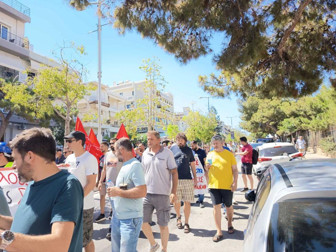 απεργια οικοδομων 