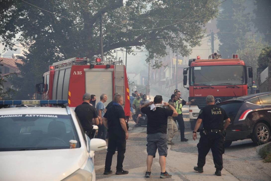  φωτιά στο Ωραιόκαστρο Θεσσαλονίκης