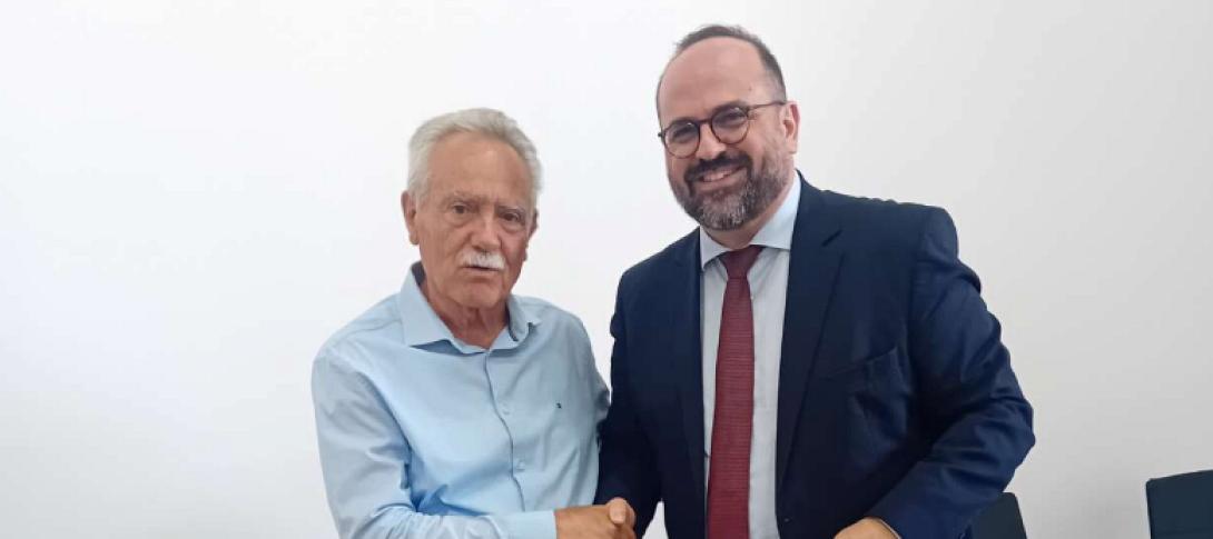 Συνάντηση εργασίας του Γενικού Γραμματέα Ναυτιλίας και Λιμένων κ. Εμμανουήλ Κουτουλάκη στο Λιμενικό Ταμείο Ηρακλείου