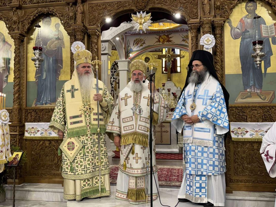 Ο Αρχιεπίσκοπος Κρήτης στην Καλαμαριά