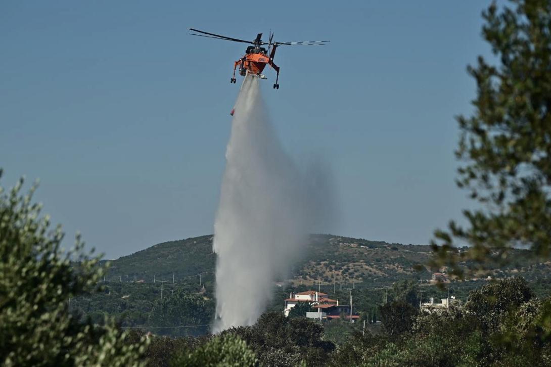 φωτια ελικοπτερο