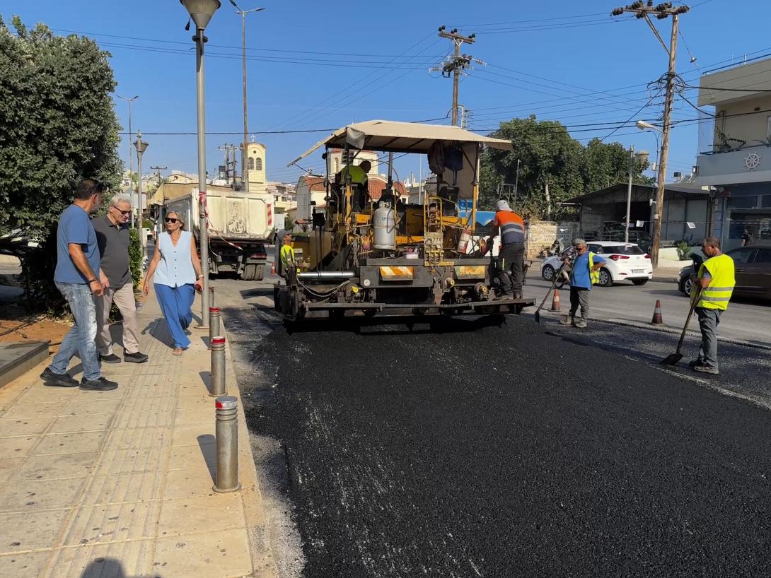 ικαρου ασφαλτοστρωση