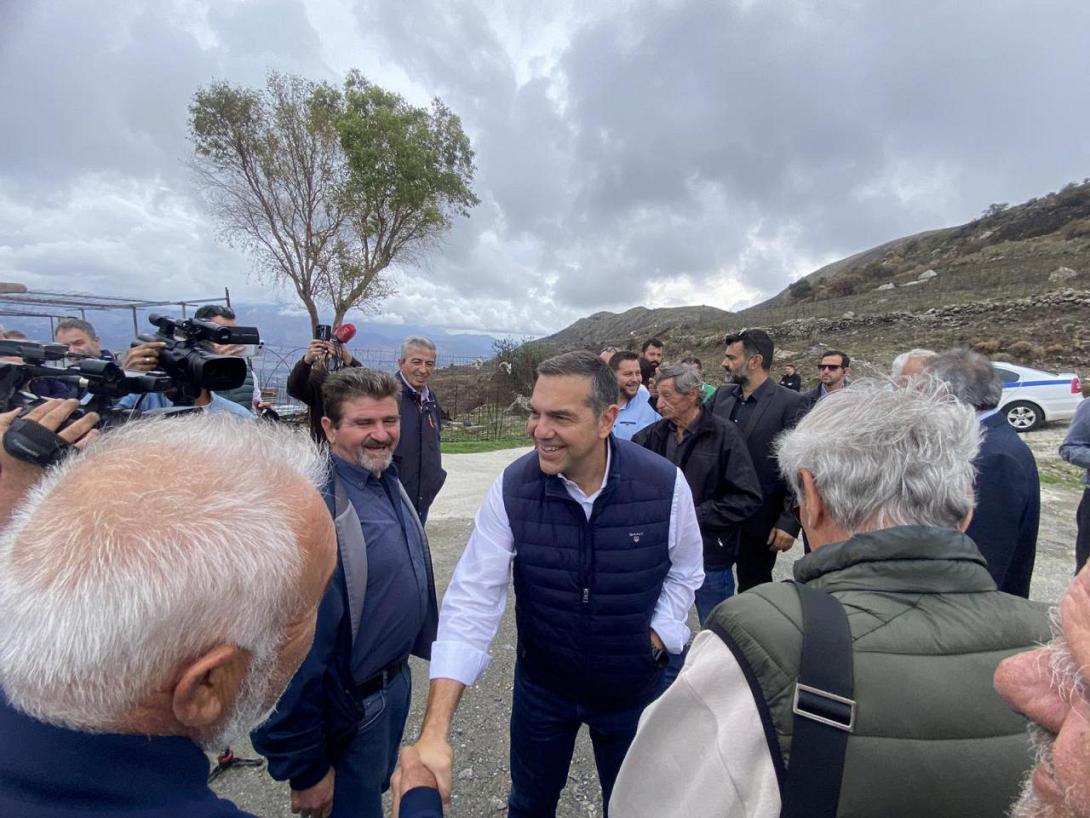 Ο Αλέξης Τσίπρας στις Μέλαμπες 