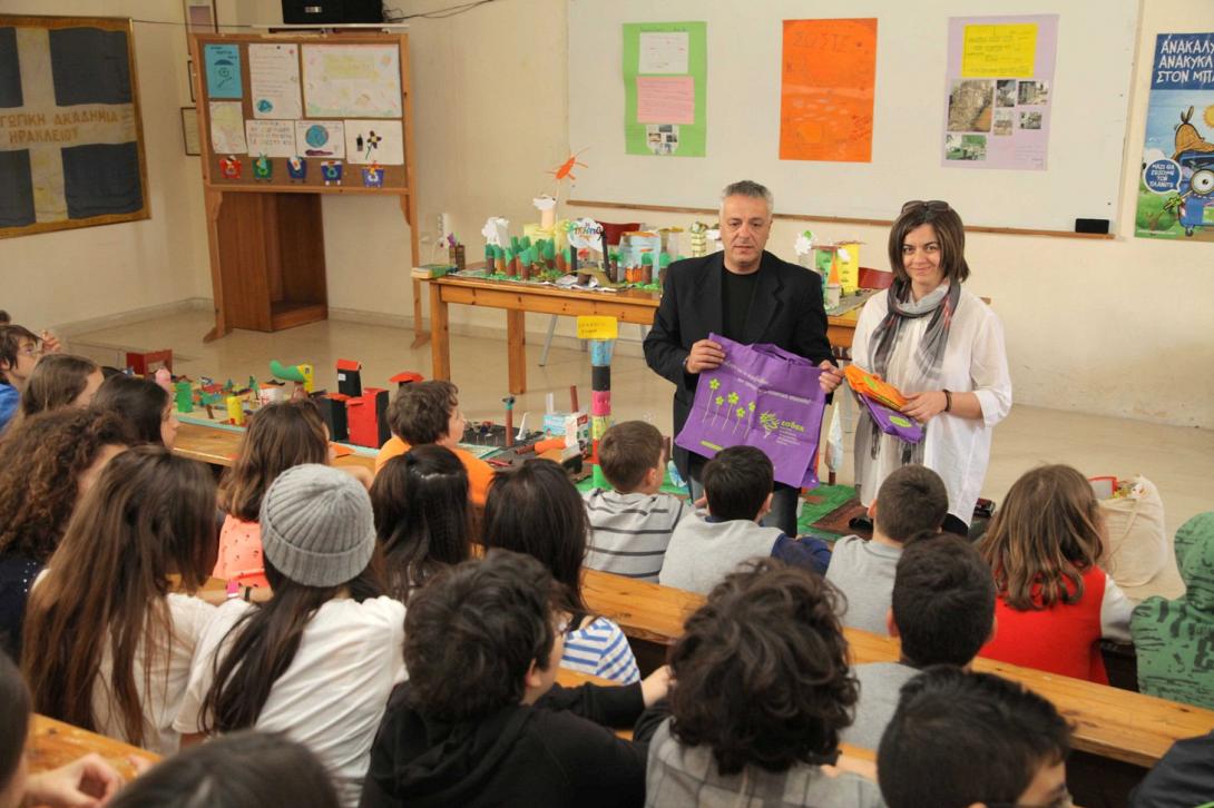 Ενημέρωση μαθητών για την Ανακύκλωση και τα Απορρίμματα από το Δήμο Ηρακλείου